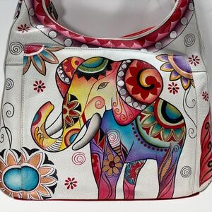 ANUSCHKA CALCUTTA INDIA-NWT $338.00            MASTERPIECE PAINTING TOOK 8 WEEKS